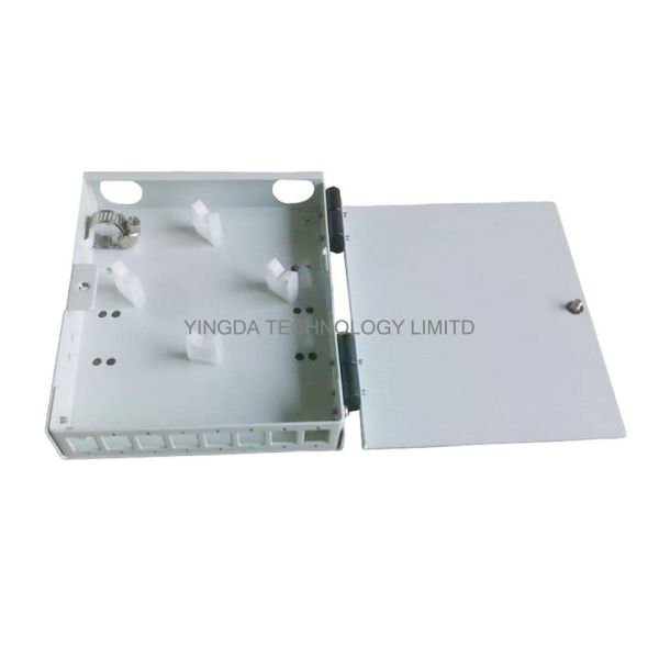 Распределительная коробка кабеля оптического волокна переходники ST SC 8 сердечников, коробка соединения волокна волокон PON холоднокатаной стали 8