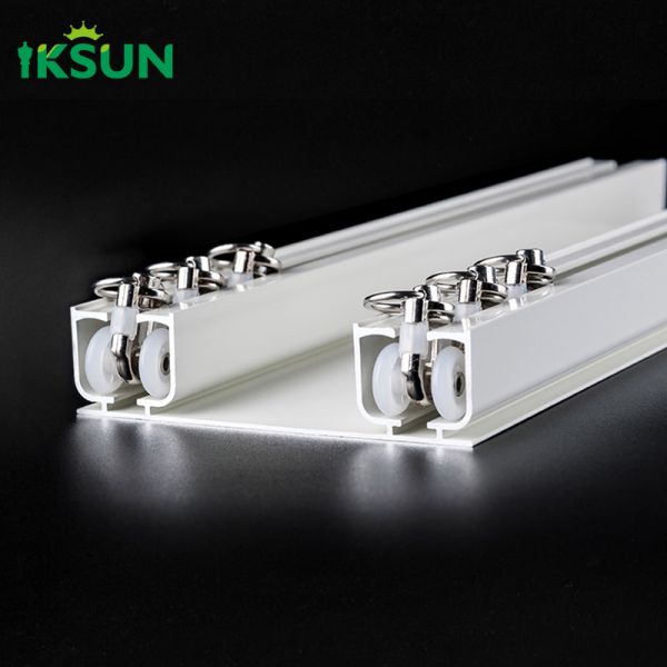 Double 6063 Aluminium Curtain Track 30-50kg Load ISO9001