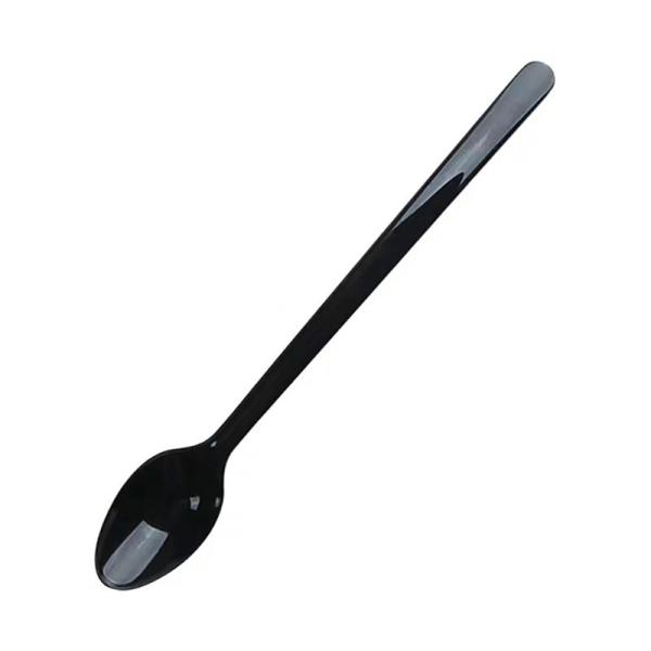 Food grade new PS long handle clear disposable plastic spoons for Ice cream milk tea