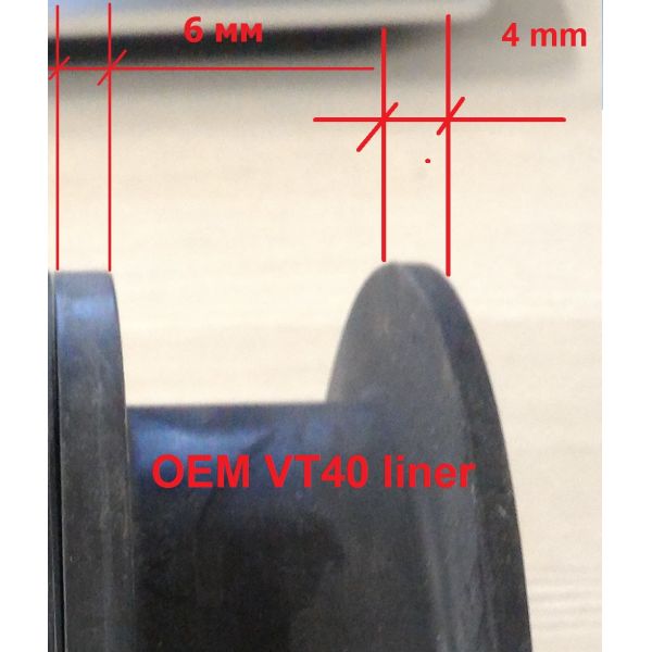 Выносливый эластомерный вкладыш теплообменного аппарата VT40 Epdm резиновый