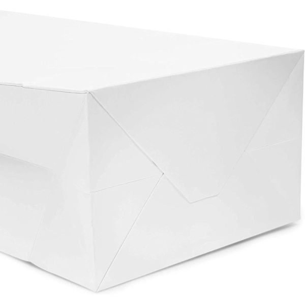 Золотая белая бумажная сумка для печати бутылок с вином