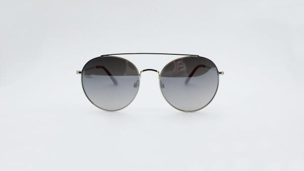 Retro Round Double bridge metal sunglasses for Men Women new designer