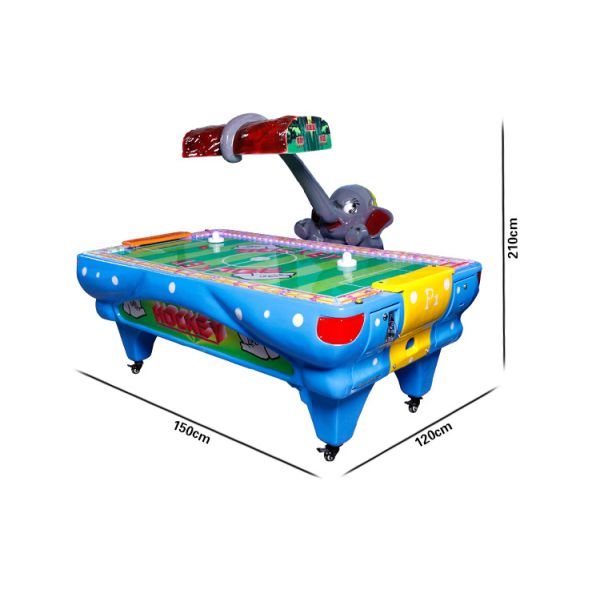 Elephant Design Redemption Game Machine , Commercial Grade Air Hockey Table