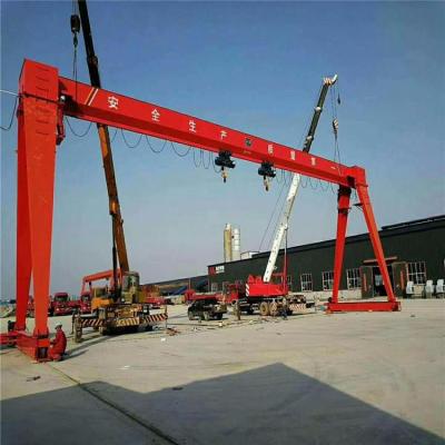 Tipo guindaste do trilho de pórtico do feixe da grua de corda 32T do fio único