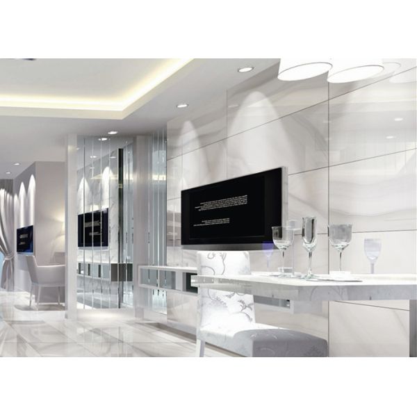 Matte Finish Marble Look Porcelain Tile For Indoor And Outdoor Heat Insulation Ceramic Kitchen Floor Tile