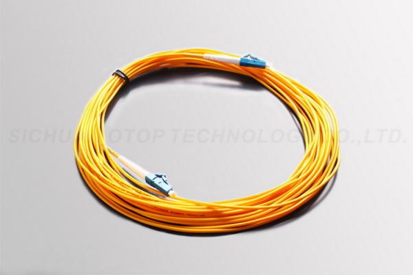 LC - LC Fiber Optic Patch Cord UPC Blue Ferrule Simplex Customized Length