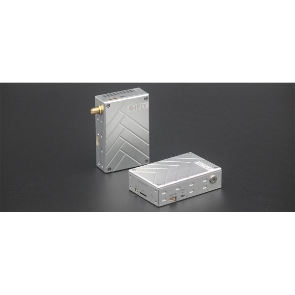 AES-128bit Encryption long range Drone video transmitter with 98g weight and 15-30ms latency