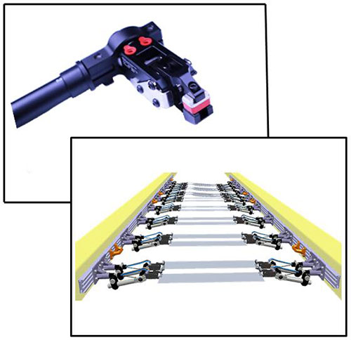 0,44 Кг передачи умирают проштемпелевать, пневматический держа алюминий Гриппер/стальной материал