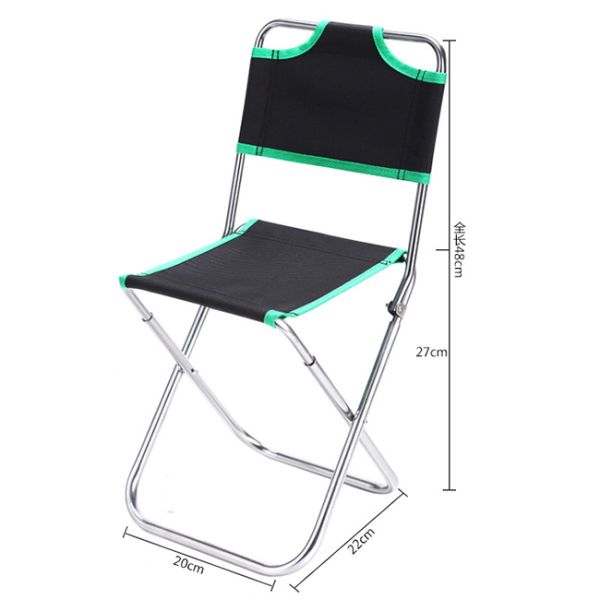 Multifunctional Folding Outdoor Seat , Backrest Camping Chair Custom Printing