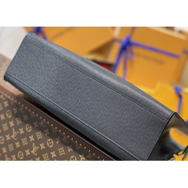 Black Mens Cross Pattern Genunie Cowhide Leather Handbag For Shopping