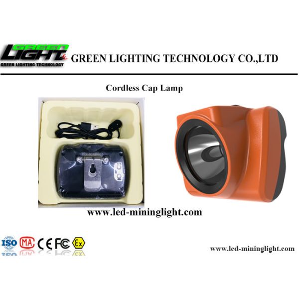 High Brightness LED Cordless Cap Lamp 1.78W Lithium Lon Battery With OLED Screen