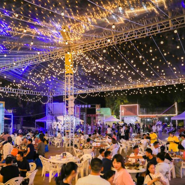 LED G50 Outdoor String Patio Lights with Shatterproof Bulbs Weatherproof Commercial Hanging Lights for Backyard Bistro Pergola