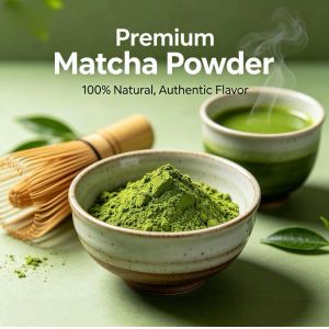 Premium 800-2000 Mesh Matcha Powder with 12 Months Shelf Life and Umami-rich Flavor for Culinary and Beverage Use