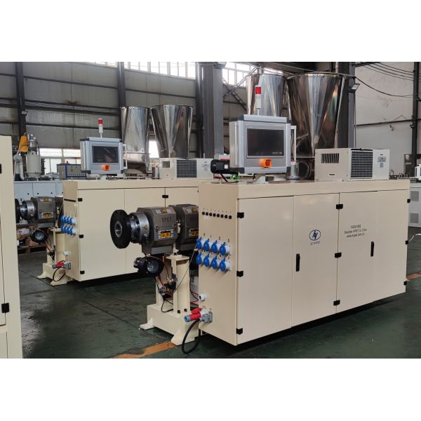 Shenzhen HYPET PS65/75/90/110/112/125/130/150/160 Parallel Twin Screw Plastic Extruders