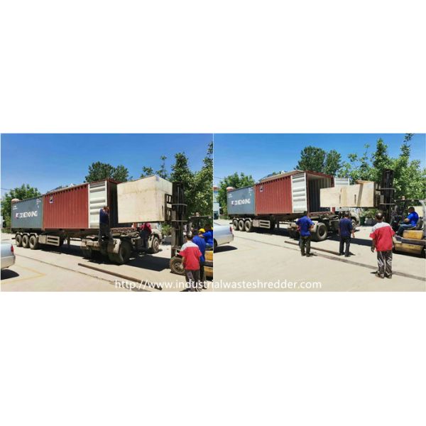 Rotary Twisted Blades Sack Industrial Waste Shredder