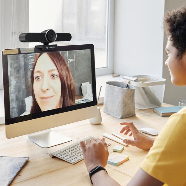 Câmara web direcional toda da sala de conferências de Omni em uma câmera de HD para salas da aproximação