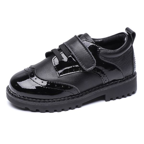 School Uniform Soft Microfiber Toddler Dress Shoes
