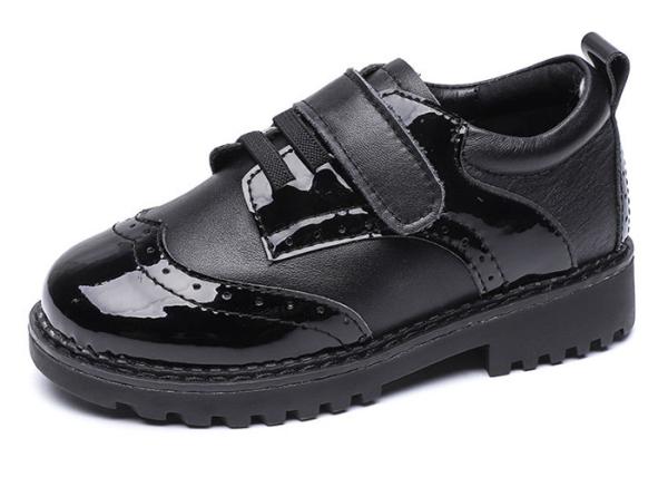 School Uniform Soft Microfiber Toddler Dress Shoes