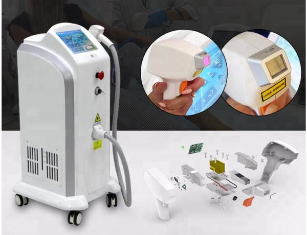 110 - 240V AC Medical Laser Hair Removal Machines , 808nm Diode Laser Machine