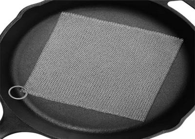 Ring Mesh Chainmail Cast Iron Scrubber For Brushing Pot