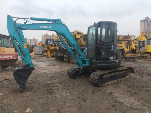                  Origin Japan Mini Digger Kobelco Sk55sr with Low Hours, Used Kobelco MIDI Track Excavator Sk55 Sk60 Sk70 Sk75 on Promotion.             