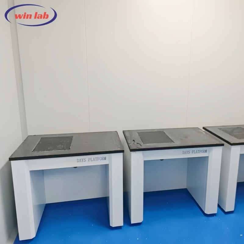 Modern Laboratory Balance Table 36mm Thick Precision Analytical Balance Table Anti Vibration