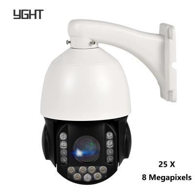 ODM 8.0MP Network PTZ Camera 20X 4k Pan Tilt Zoom Full Color Night Vision
