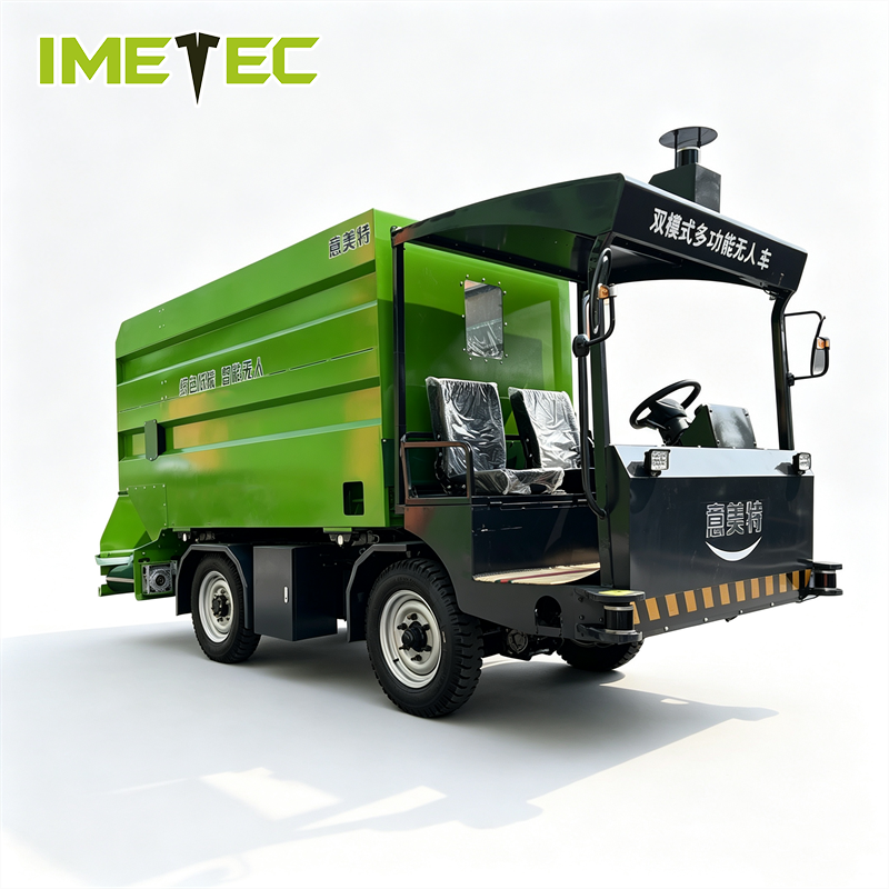 IMETEC Next-Gen Battery-Powered Robotic Feeding System – Autonomous Navigation for Dairy, Beef, and Sheep Operations