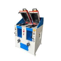 semi-auto double head pneumatic cover-type shoe sole attaching machine