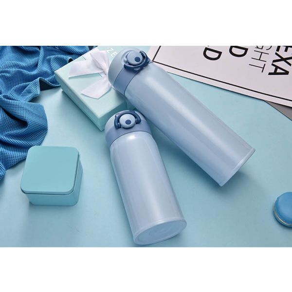 Solid Color Kitchen Household Items Stainless Steel Vacuum Cup Straight Body