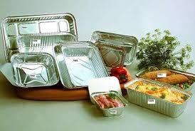 Non - Toxic Aluminium Food Containers With Lids Hotel Disposable Lunch Box