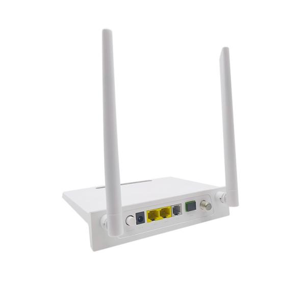 1GE 1FE 1VoIP XPON ONU WIFI CATV WDM AGC GPON ONT With 2 Antennas