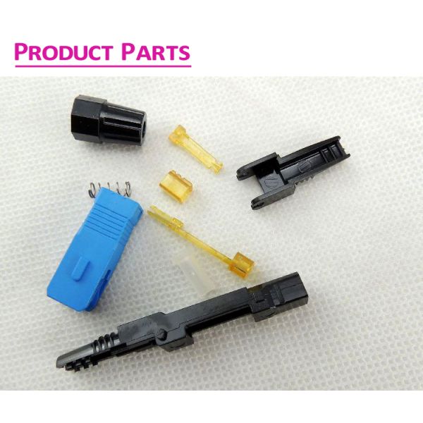 Падение стекловолокна FTTH привязывает быстрый SC соединителя Mecahncial, поле - installable SC LC FC G657A соединителя