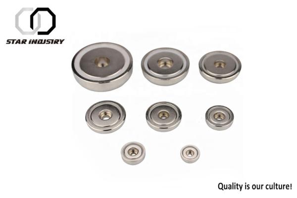 Strong Pull Force Pot Magnet Cup , D100MM Neodymium Fishing Magnets 300kg