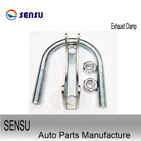 Galvanized ID 51mm Exhaust Clamp U Bolt Pipe Clamp Erosion Resistant