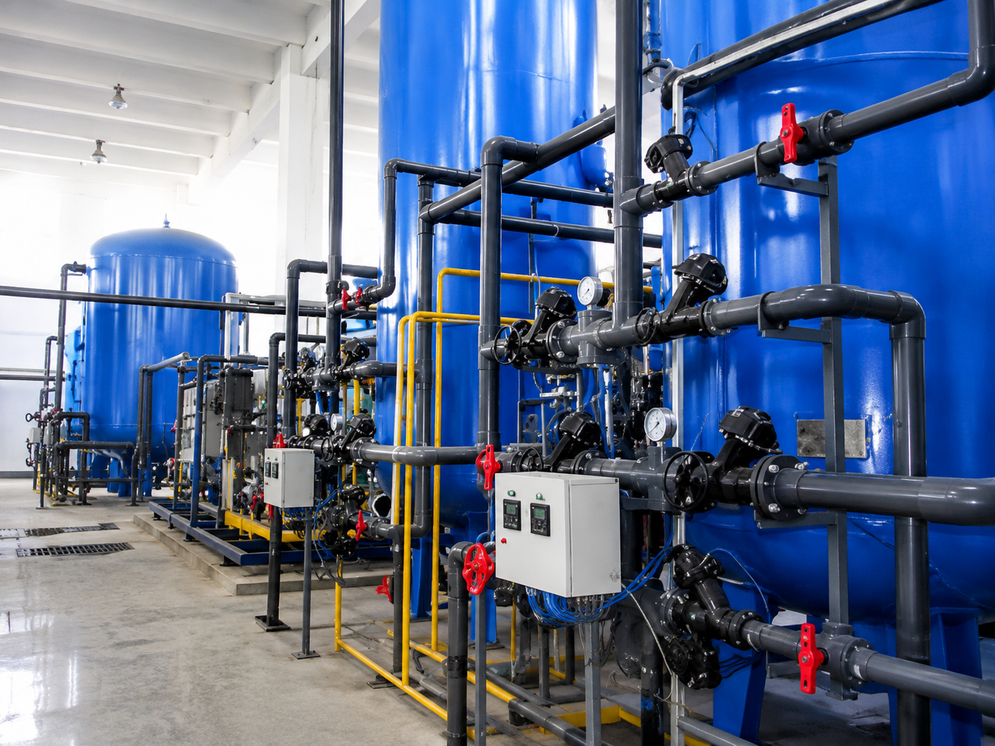 Floating Bed Ion Exchange System Industrial Water Treatment Equipment