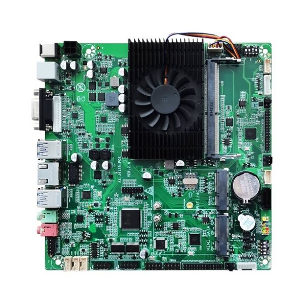 Celeron J4125 Mini ITX Motherboard DDR4 Pc Motherboard with Processor Quad Core Processor AX-J4125-POS-V2.0