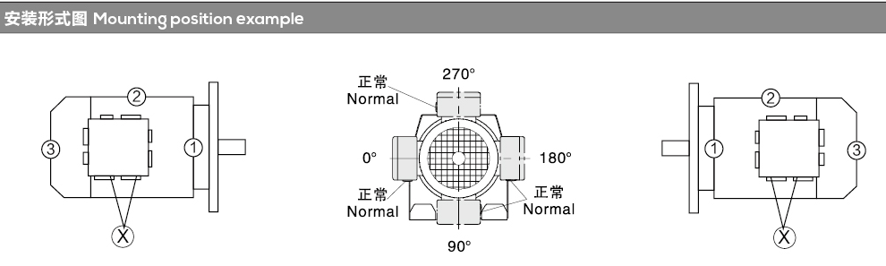EF series parallel shaft helical gear motor