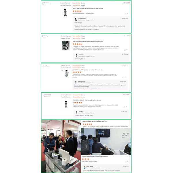 GH-370 Medical Ultrasound Machine Trolley Full Digital B W Ultrasonic Diagnostic Equipment