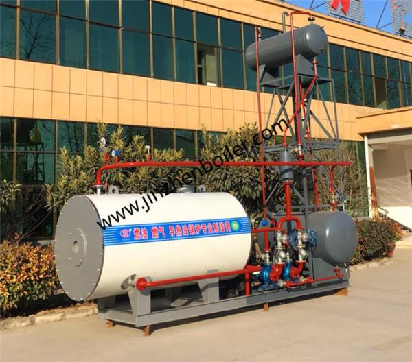 Caldeira térmica orgânica horizontal do óleo do portador de calor 1200KW para Derretimento-fundido linha não tecida e de Maskproduction