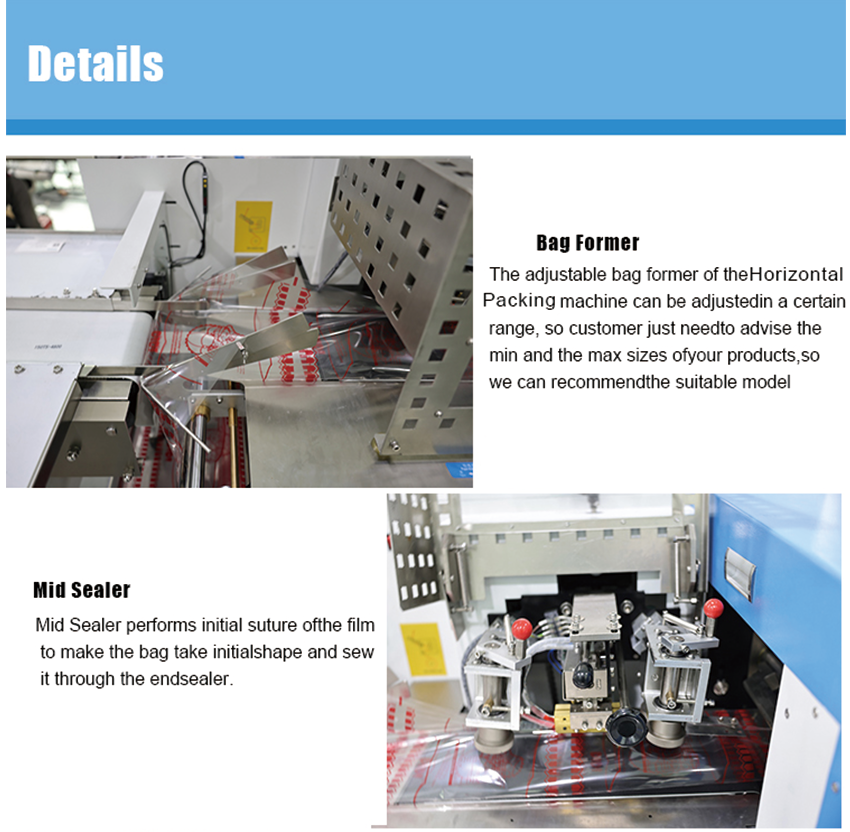 High Quality Durable Bread Baguette Croissant Bagel Pita Toast Sourdough Bread Cookie Donut Noodles Packaging Wrapper Machine