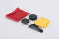 Kit de polissage de chaussures en cuir de luxe pour hommes Lumière Nettoyage de chaussures Soins Ensemble Sac en nylon