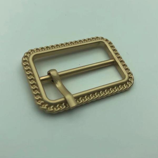 Golden 20mm 25mm Heavy Metal Belt Buckle Antioxident Surface