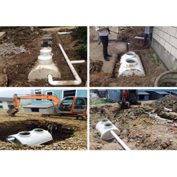 High Efficiency Sewage Treatment Tank Easy Maintenance Customized Volume