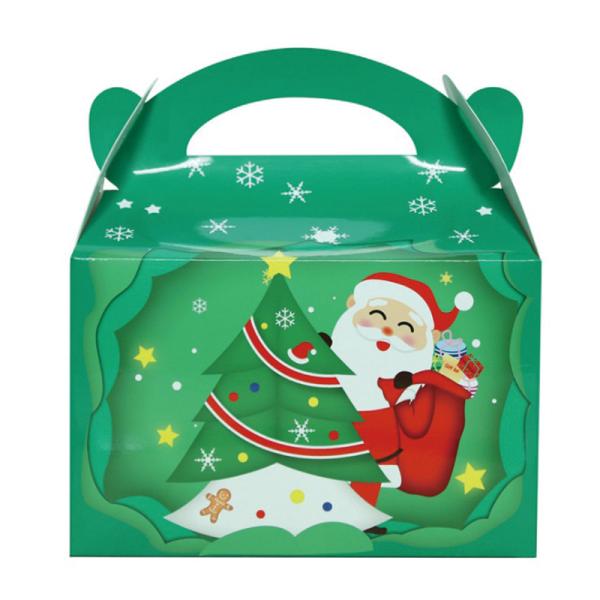 As crianças biodegradáveis entregam à terra arrendada 2mm 1200gsm o Natal Eve Apple Box