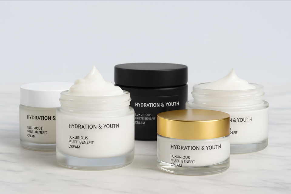 OEM ODM Hyaluronic Acid and Vitamin C Day & Night Anti-Aging Hydrating Liquid Facial Mask Brightening Face Cream