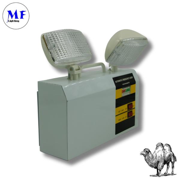 10W Twin Head Emergency Light For Subway Train Station Shopping Mall