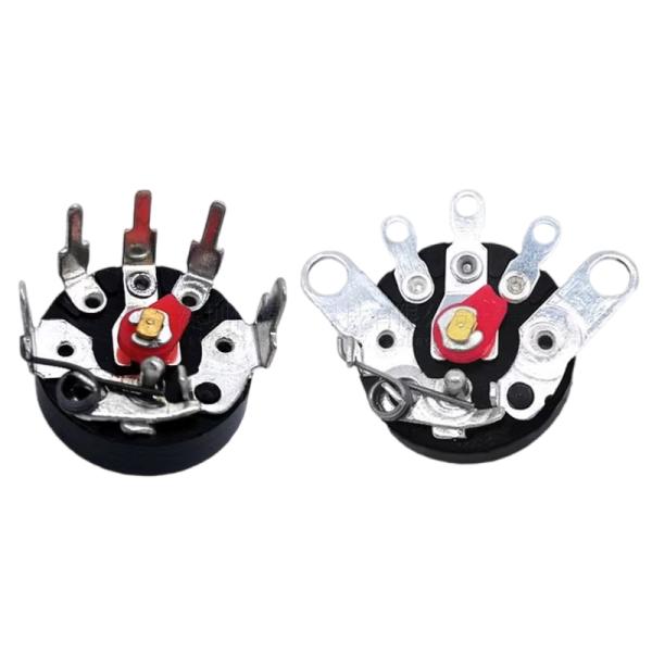 RV12 Linear Carbon Film Rotary Finger Wheel Potentiometer With Switch