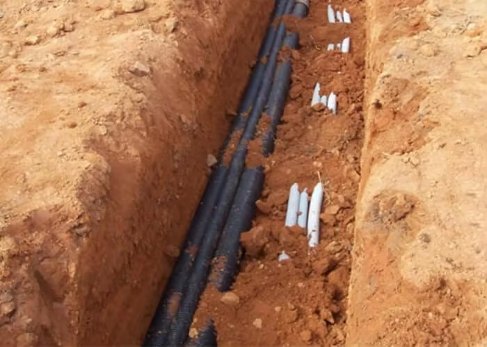 Câble à fibre optique sous-marin blindé à double gaine GYTA33 6~24 fibres