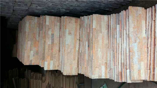 Pink And White Marble Thin Stone Veneer Panels For Walls Or Barbeque Areas
